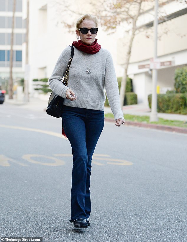 The 61-year-old movie star ¿ who rose to fame in the early 90s and is best known for her work in theater, film and even television ¿ kept a low profile for a solo excursion in Beverly Hills during the holiday season