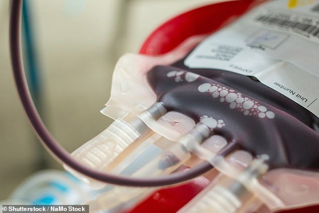 Since the NHS Blood and Transplant service (NHSBT) was established in 2005, just ten people have been dubbed ‘super-donors’ (File image)