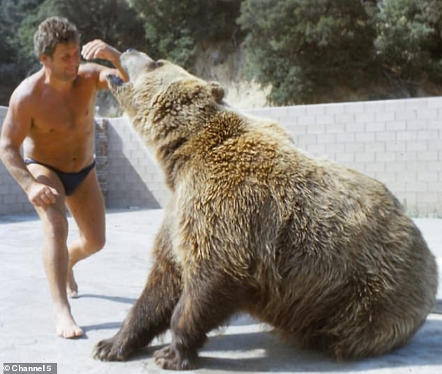 The grizzly, who was partial to M&S prawns and bottles of sparkling perry, found fame in a series of TV and film roles, including opposite Roger Moore in Octopussy in 1983