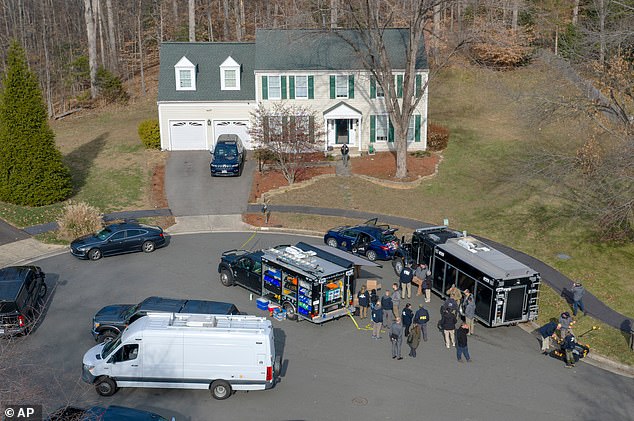 Federal authorities were seen searching the home Cole shared with his parents, but Cole reportedly told investigators he threw all of his bombmaking materials into a nearby dump