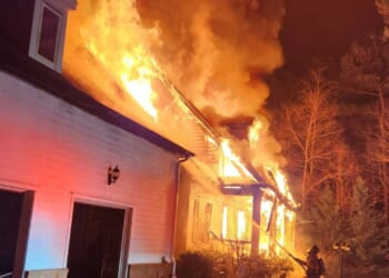 Fire engulfs home owned by NASCAR driver Denny Hamlin as two rushed to hospital