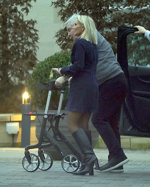 The pair enjoyed a stay at the Rudding Park Hotel in Harrogate, North Yorkshire as they were seen getting out of their car