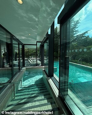 The park also features a stunning spa complete with pools and a sauna