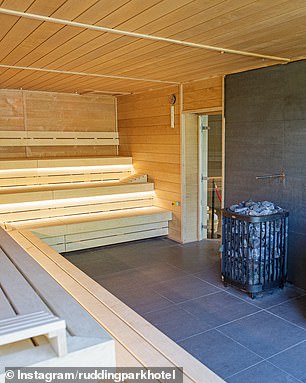 The park also features a stunning spa complete with pools and a sauna