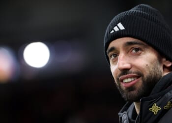 Ruben Amorim jokes crocked Bruno Fernandes ‘wants my job’ as Man Utd skipper refuses to stay away from training