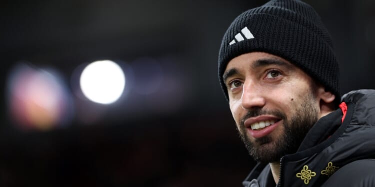 Ruben Amorim jokes crocked Bruno Fernandes ‘wants my job’ as Man Utd skipper refuses to stay away from training