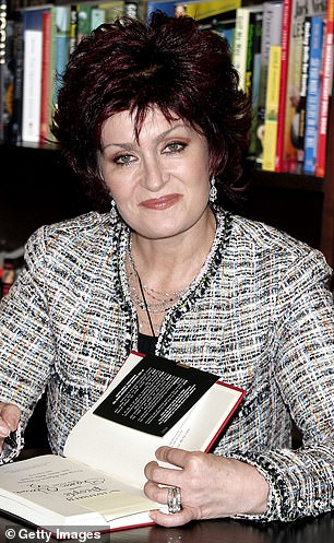 The star is pictured aged 52 in 2004