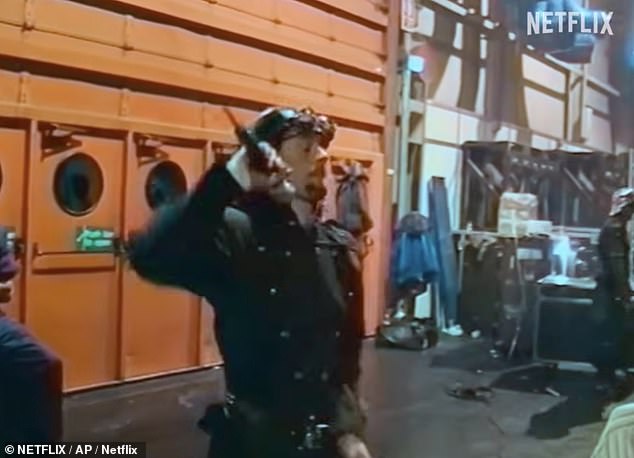 Jason's voice, from an archival interview, could be heard as he mused: '[The Band] were tight amongst ourselves, it felt like we were kings' of the world' (Jason pictured)