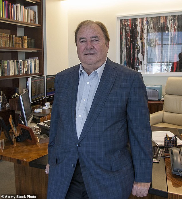 Karen has claimed that she was not privy to the family's financial struggles, alleging in her lawsuit that 'Gary managed our household finances. I was unaware that, in the years prior to his death, he faced significant financial demands' (Pictured: Gary Winnick in 2015)