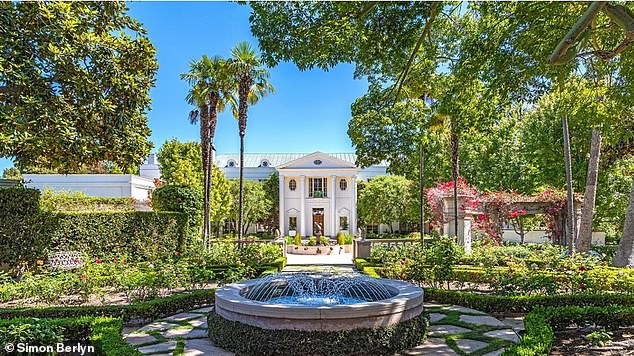 The former billionaire allegedly used the home (pictured), as well as a second property, as collateral in a new $100million loan issued in 2020, and Winnick claims her late husband did so without her knowledge