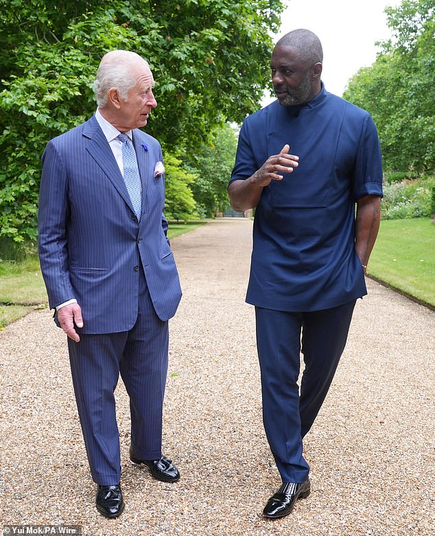 The actor, whose Elba Hope Foundation supports youth advocacy, said he was accepting the honour on behalf of the 'many young people' at his charity who inspire his work