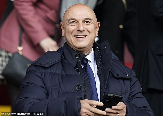 Ex-Tottenham executive chairman Daniel Levy has been awarded a CBE