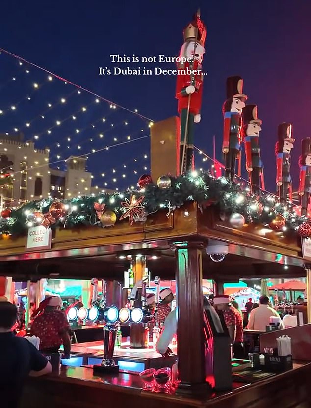 The Winter District at Jumeirah Emirates Towers, where children can run around as their parents enjoy a tipple in the bar lounge, is also a hotspot