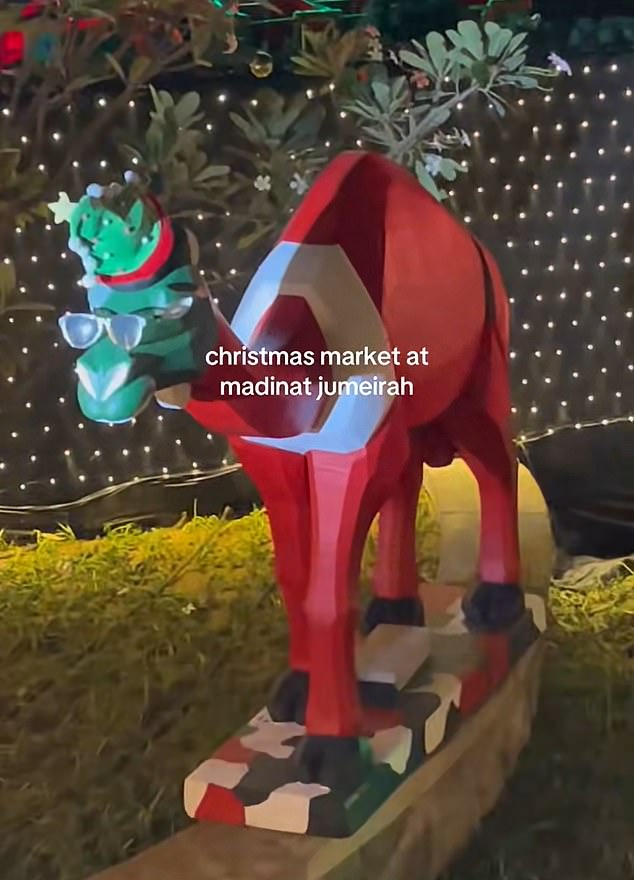 One expat told the Mail that similarly to the UK, the Christmas season in Dubai 'is just an excuse for excessive consumerism'