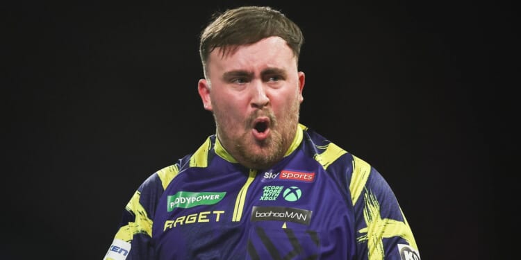 Luke Littler breaks World Darts Championship 180 record in historic moment at Ally Pally
