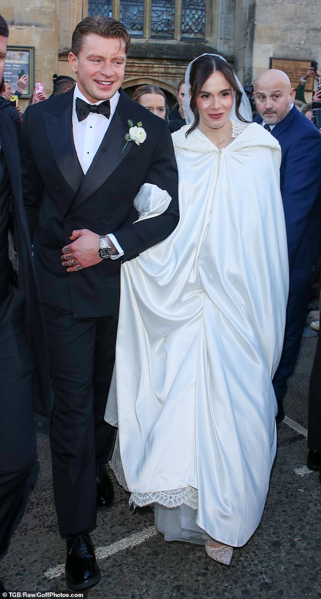 The Olympic swimmer, 31, tied the knot with daughter of chef Gordon Ramsay, 25, at Bath Abbey amid a bitter fallout with his family which saw his mother uninvited from proceedings