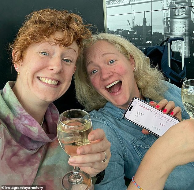 Mrs Shearman took part in Ms Schmidt's podcast and the pair travelled to craft fairs together