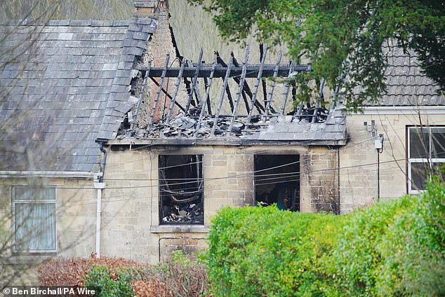 Emergency services were called to a mid-terrace Cotswold stone cottage in Brimscombe, near Stroud in Gloucestershire, at about 3am on Boxing Day