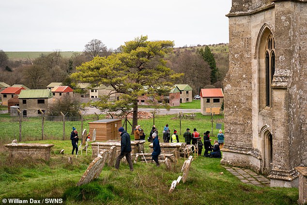 Although no-one has lived in the village for more than 80 years, previously residents still have the right to be buried in the church yard