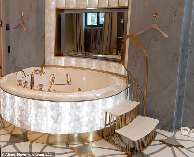 The interiors, according to project documents and photographs, are lavish even by Putin's standards