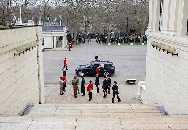 March: The Princess of Wales attends the Irish Guards St Patrick¿s Day Parade