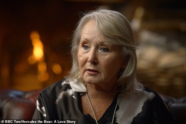 Hercules The Bear aired on Tuesday night and recounted how Maggie Robin, 74, and her late husband Andy, a professional wrestler, bought the 'wee boy' from a Scottish wildlife park