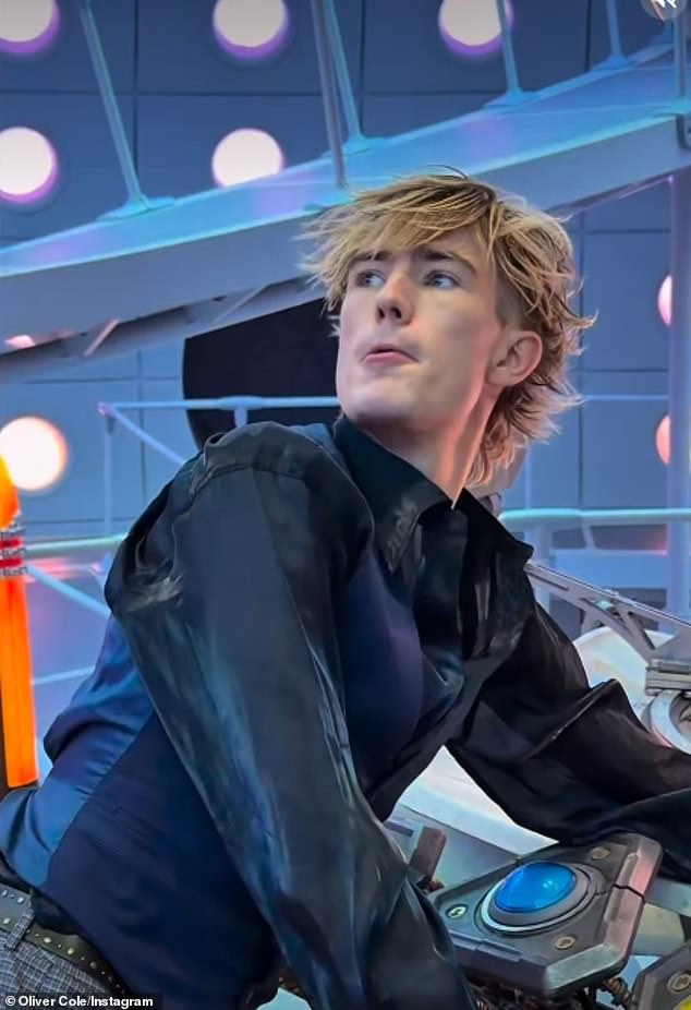 Taking to his own social media in November, Oliver was scene frolicking around the iconic set, sparking speculation among the show's obsessive fans that he could be the next Time Lord