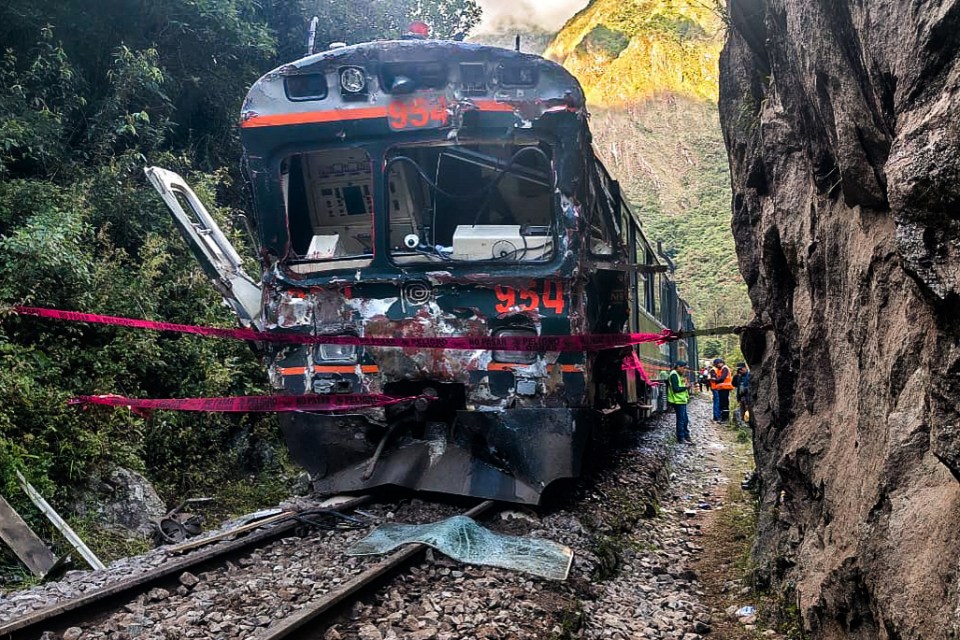 PERU-ACCIDENT-TRAIN-MACHU PICCHU