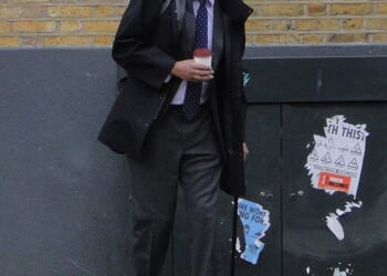 EastEnders and James Bond actor Colin Salmon is pictured outside Lavender Hill Magistrates' Court where he was spared a driving ban after being caught speeding