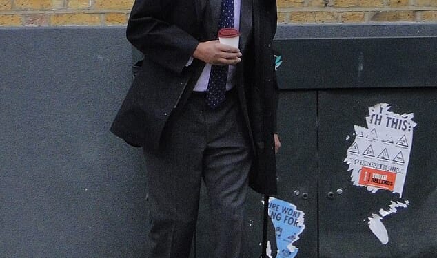 EastEnders and James Bond actor Colin Salmon is pictured outside Lavender Hill Magistrates' Court where he was spared a driving ban after being caught speeding