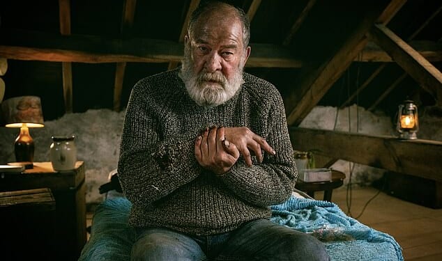 Bear Wolf, played by actor Joshua Richards, has been a staple in the village since 2019, but he's now the latest victim of supervillain Celia Daniels