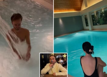 Inside Coronation Street star Jack P Shepherd and wife Hanni's very romantic luxury Christmas break with roll top bath