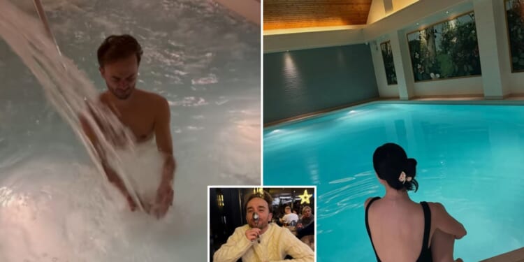 Inside Coronation Street star Jack P Shepherd and wife Hanni's very romantic luxury Christmas break with roll top bath