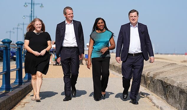 Donna Jones, the Conservative candidate for mayor of Hampshire (above left), warned of 'monumental' 'long-term harm at a time when the economy is already under enormous strain.