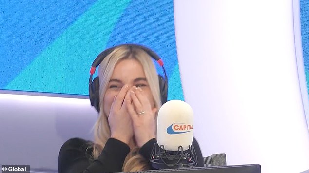 Sian continued: 'We have a button for like, when you can't put whatever is being said out on air and we abused it so much there was only a bit of that interview that was suitable for our listeners'