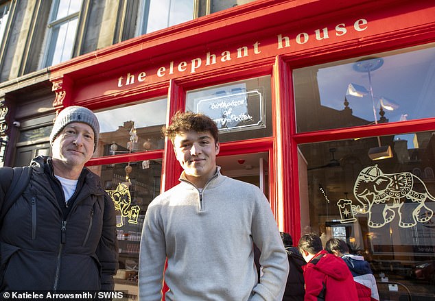 One chuffed visitor, Michael Stopyra, 15, from Southport, Merseyside, said: 'It is an honour to be in the place where something amazing was created'