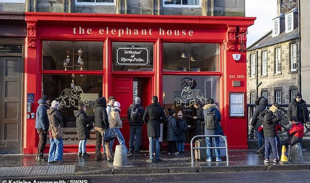 The café where J. K. Rowlingwrote the Harry Potterseries has reopened its doors more than four years after a devastating fire