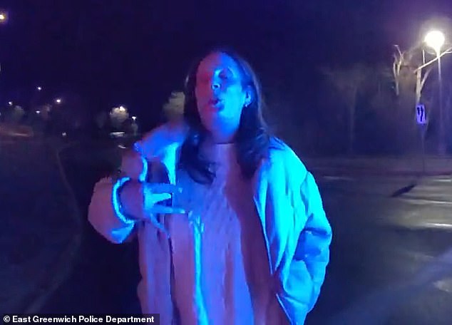 Bucci¿s blast escalated as she invoked her family connections in law enforcement and shouted, 'You guys are gross,' and 'I f***ing can't stand you'