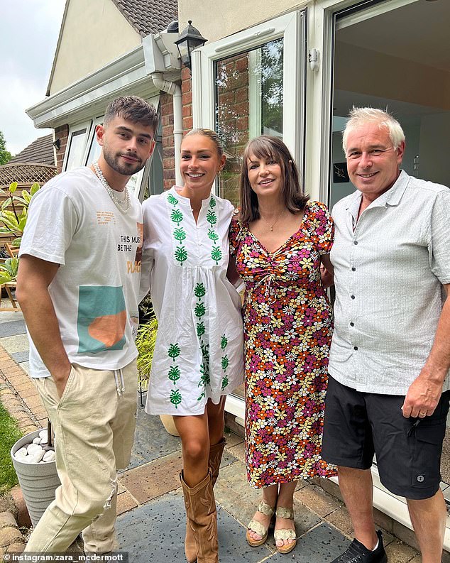 Zara said: 'I feel like it's really got him down. So hopefully some nice presents and some family time today will cheer him up'