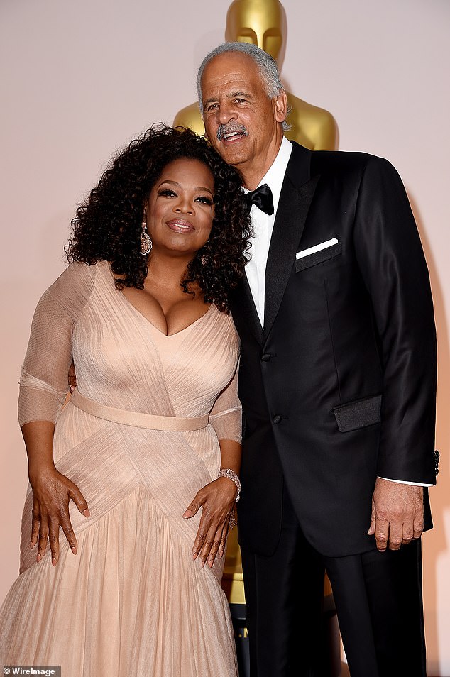 'In that moment, I felt sorry for Stedman,' Winfrey wrote in her new book, Enough: Your Health, Your Weight and What It's Like to Be Free; pictured in 2015