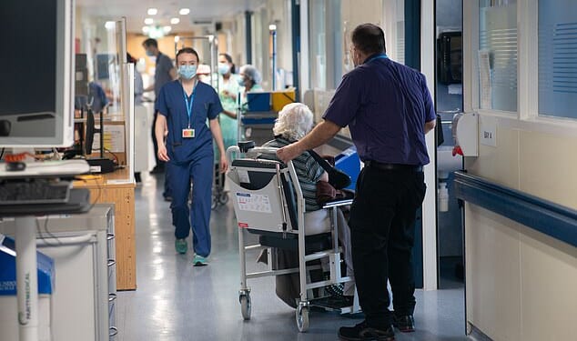 Data obtained through FOI requests to every NHS trust in England showed violence and threats faced by staff is on the increase, up 18 percent in 2024 compared to 2022 levels (stock image)