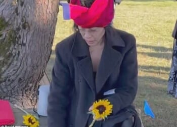 Paula Tin Nyo begged Skyline Memorial Gardens and Funeral Home employees not to dig up her late son Tyber Harrison after it was revealed the company double-booked his grave