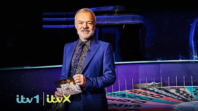 Graham Norton hosts Wheel of Fortune, the show that calls on contestants to compete word puzzles, similar to those used in Hangman, to win cash and prizes