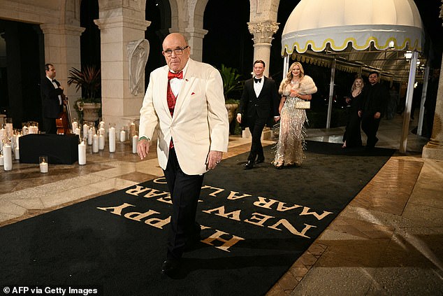 Former Mayor of New York City Rudy Giuliani was once again in attendance