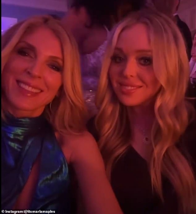 Marla Maples, President Donald Trump's second wife, attended last year's fete with daughter Tiffany Trump