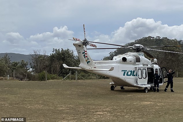 It comes after a died after his boat overturned in powerful swell near Barrenjoey Headland at Palm Beach, in Sydney's northern beaches (pictured)