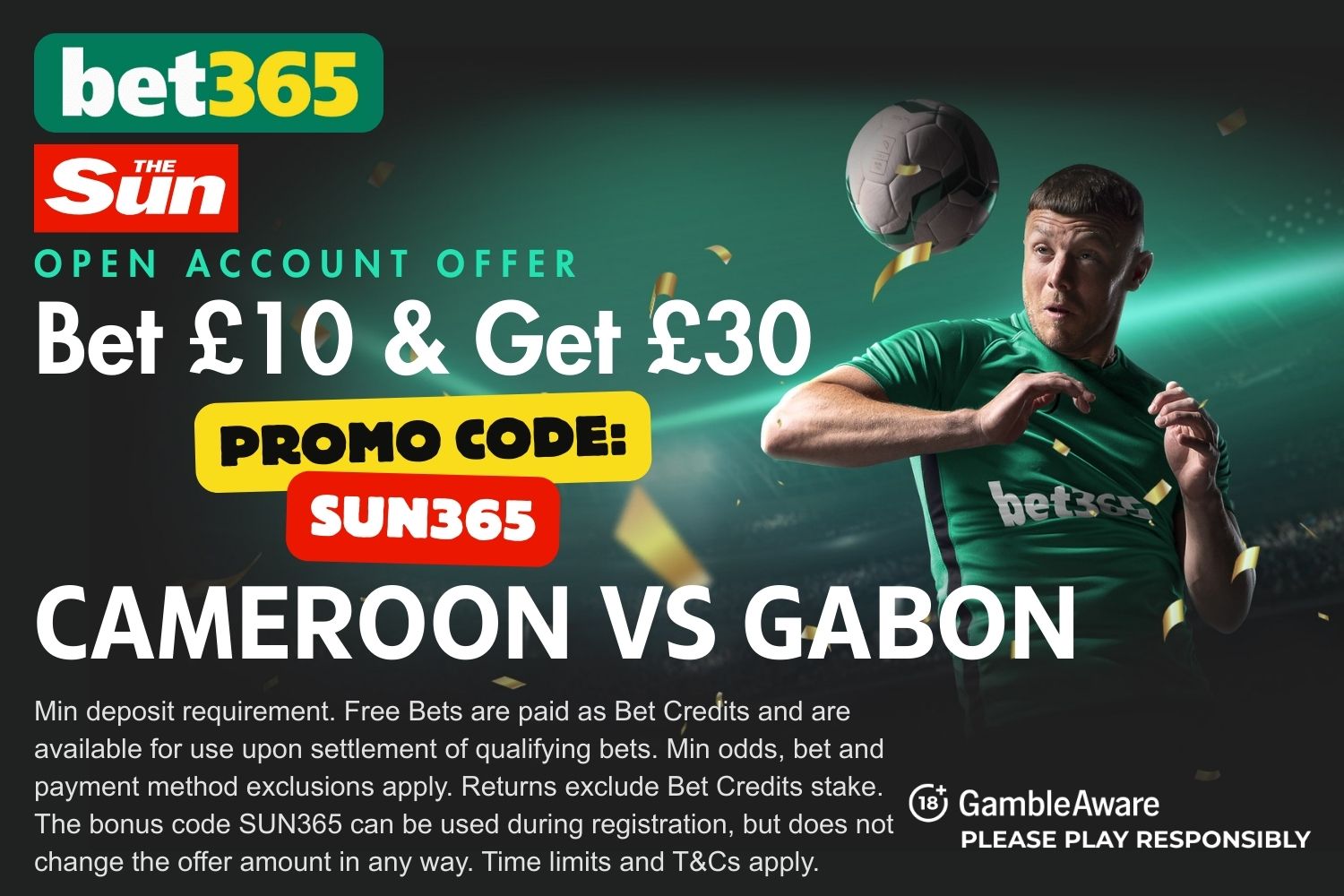 cameroon vs gabon bet365 bonus code SUN365