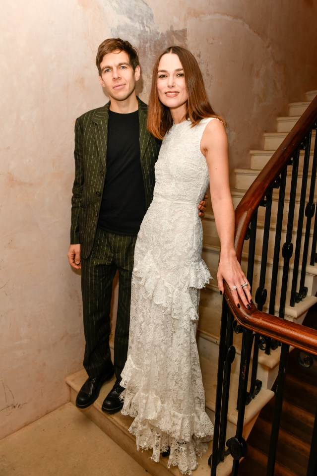 James Righton and Keira Knightley attend the launch dinner for A Magazine.