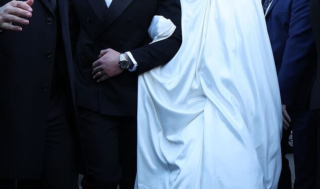 Adam Peaty has wasted no time embracing his new family after marrying Holly Ramsay on Saturday