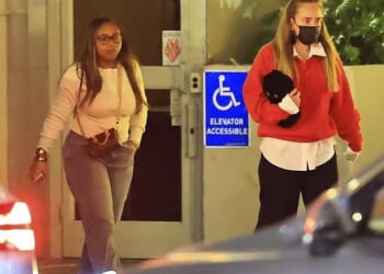 Adele made a rare appearance with her fiancé Rich Paul and his kids as they stepped out for a Christmas party on Thursday evening